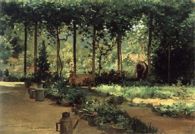 Demetrio Cosola Garden oil painting image